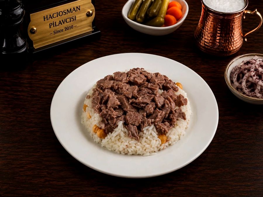 Kavurmalı pilav